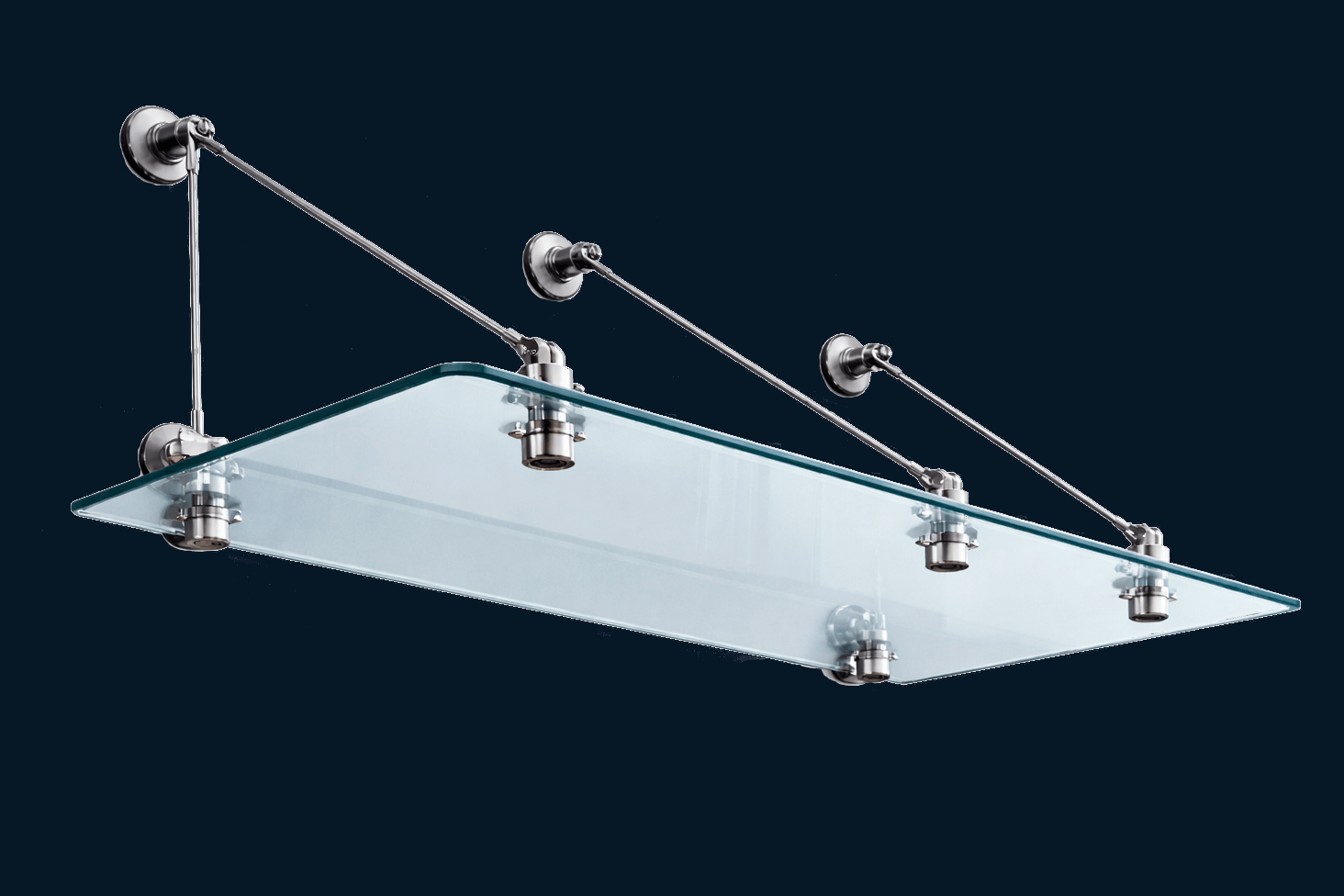 Стеклянный козырек / навес