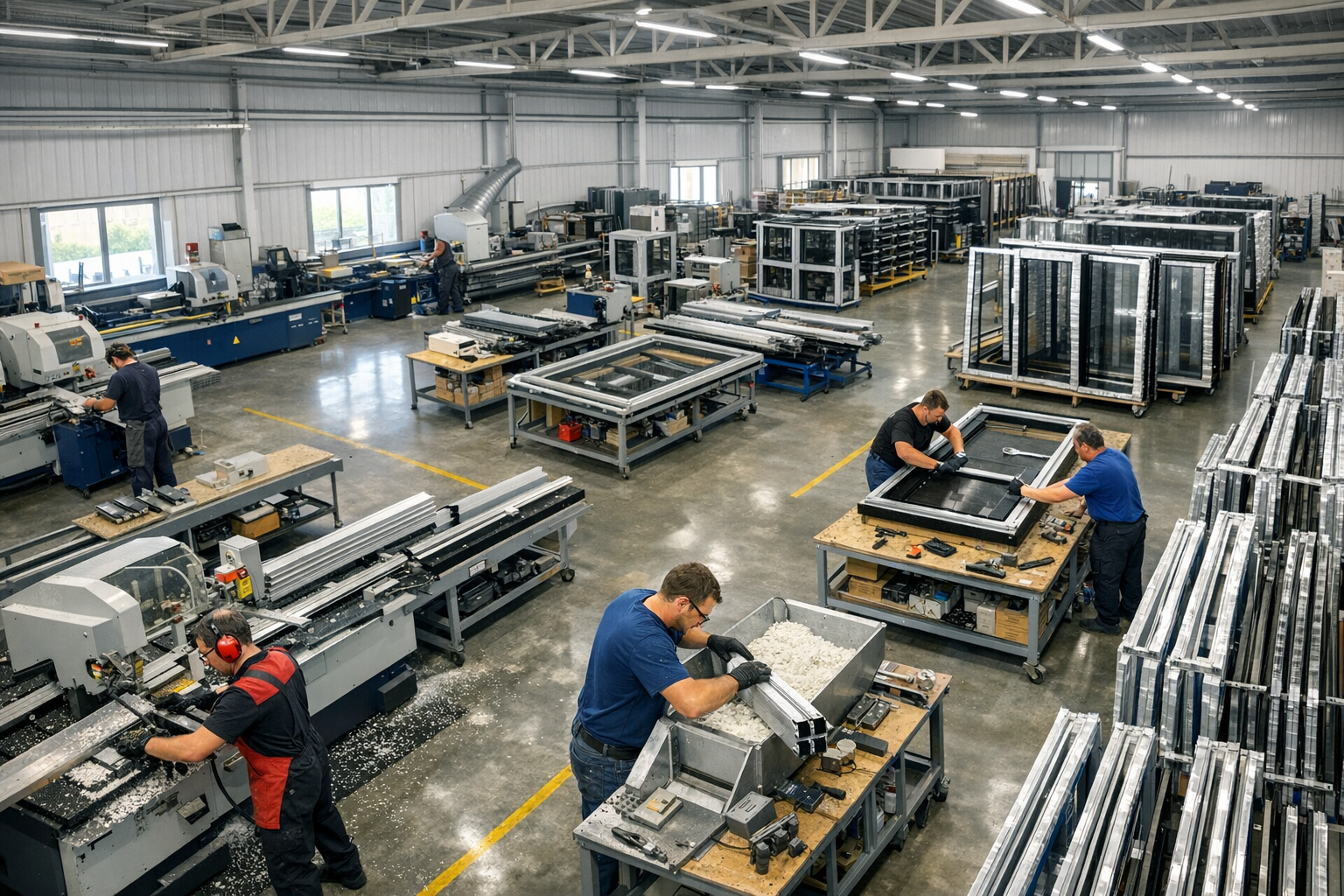 Производство алюминиевых конструкций